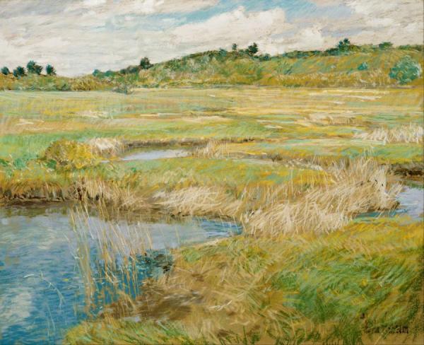 Frederick Childe Hassam The Concord Meadow