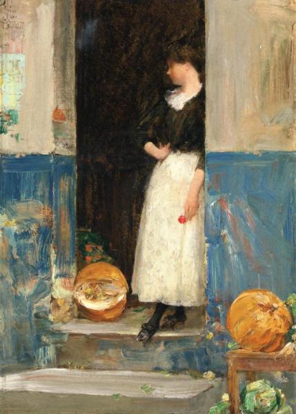 The Fruit Seller by Frederick Childe Hassam