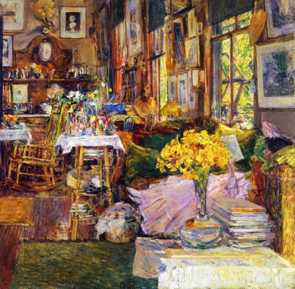 The Room Of Flowers by Frederick Childe Hassam