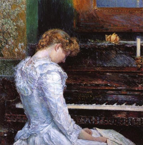 The Sonata by Frederick Childe Hassam