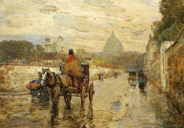 The Val De Grace, Spring Morning by Frederick Childe Hassam