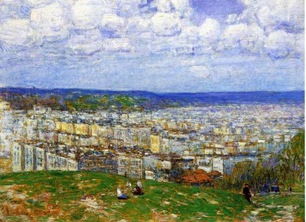 View Of New York From The Top Of Fort George by Frederick Childe Hassam