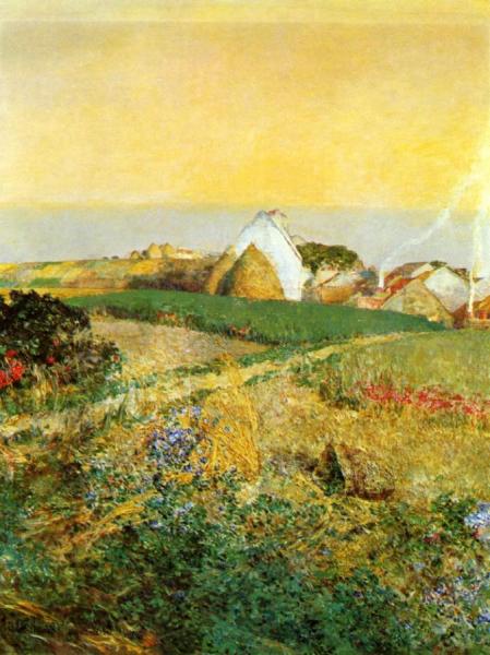 Villiers Le Bel by Frederick Childe Hassam