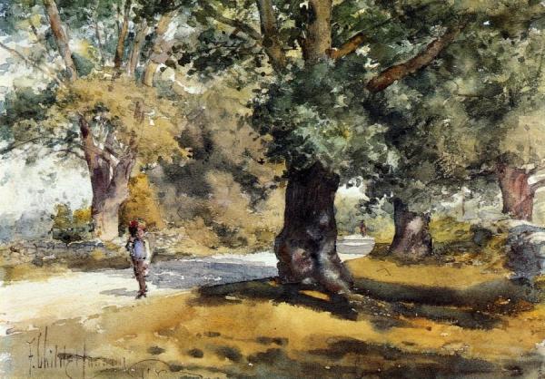 Waydise Inn, Sudbury Mass. by Frederick Childe Hassam