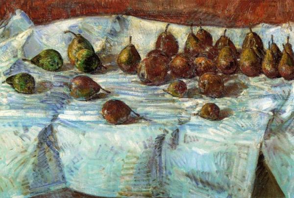Winter Sickle Pears by Frederick Childe Hassam