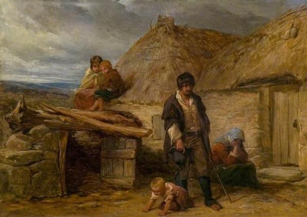 An Irish Eviction by Frederick Goodall