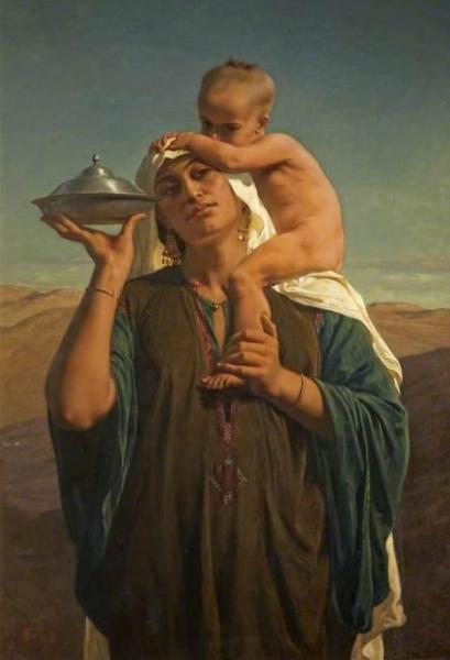 Bedouin Mother And Child by Frederick Goodall