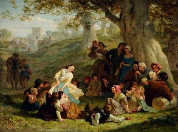 Hunt The Slipper by Frederick Goodall