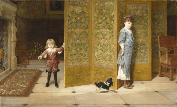 Puritan And Cavalier by Frederick Goodall