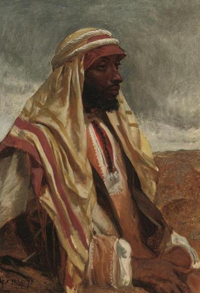 Study Of An Arab by Frederick Goodall