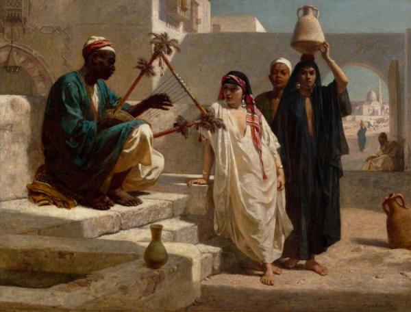 The Song Of The Nubian Slave by Frederick Goodall