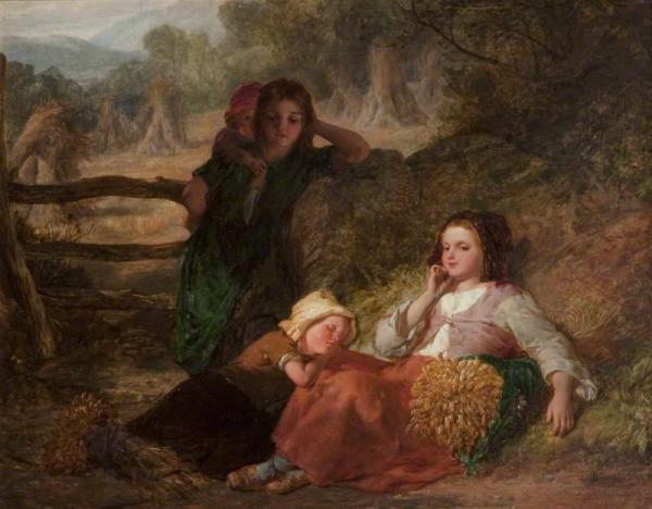 The Tired Gleaners by Frederick Goodall