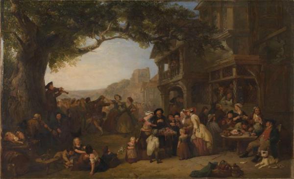 The Village Holiday by Frederick Goodall