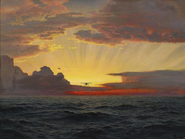A Dawn Flight by Frederick Judd Waugh