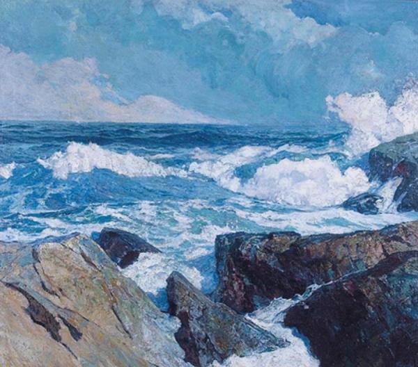 Edge Of The Reef by Frederick Judd Waugh