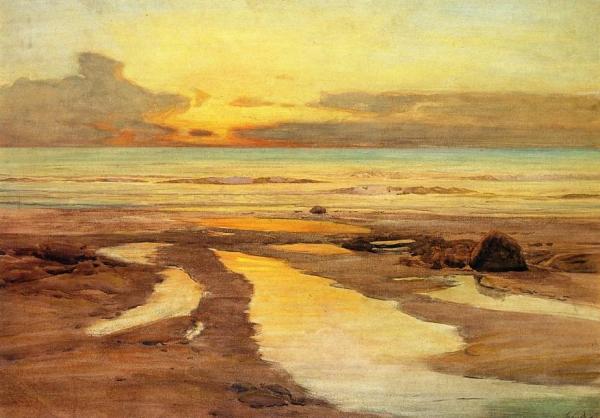 Looking West, St. Ives by Frederick Judd Waugh