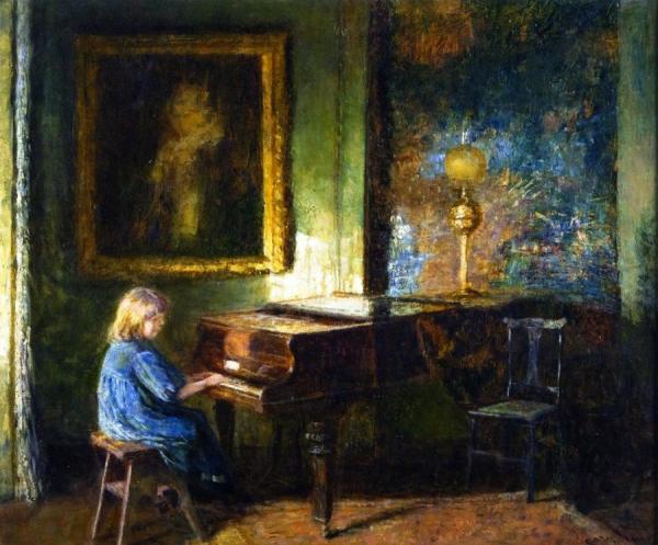 An Interior by Frederick Mccubbin