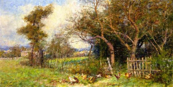 Autumn Morning, South Yarra by Frederick Mccubbin