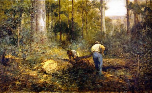 Bush Sawyers by Frederick Mccubbin