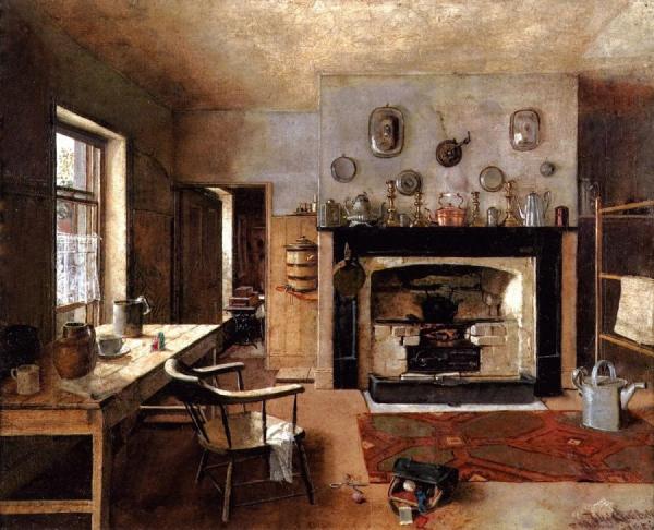 Kitchen At The Old King Street Bakery by Frederick Mccubbin Oil Painting Reproductions