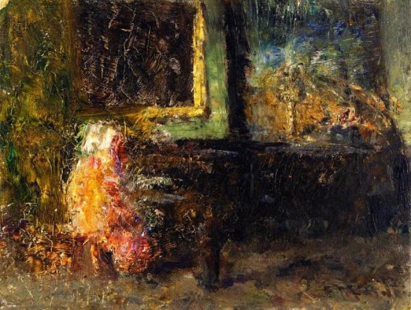 Sketch For 'an Interior' by Frederick Mccubbin