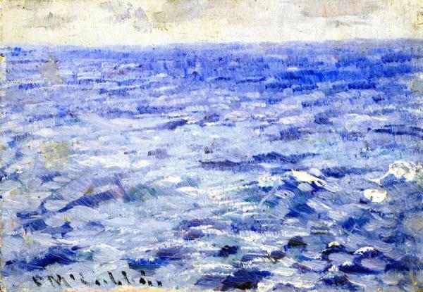 The Blue Mediterranean by Frederick Mccubbin