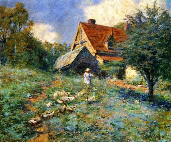 Frederick Mccubbin The Mountain Cottage