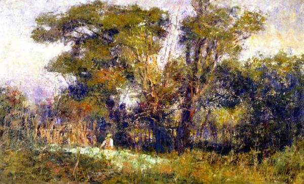 The Old Garden by Frederick Mccubbin