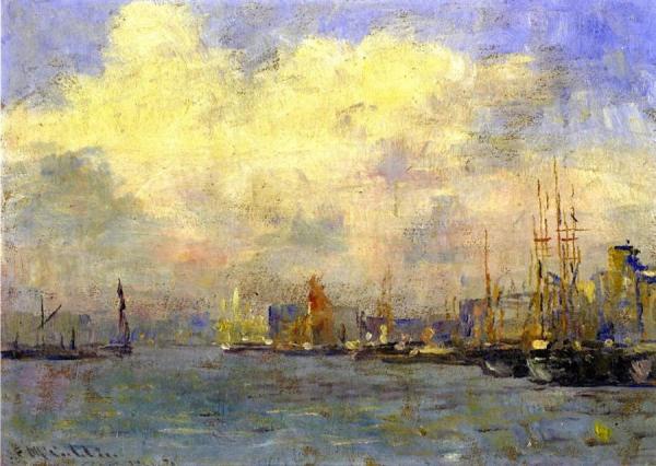 The Pool Of London by Frederick Mccubbin Oil Painting Reproductions