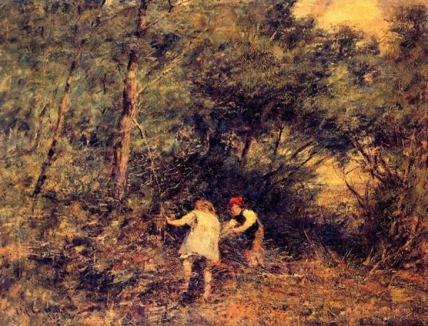 The Rabbit Burrow by Frederick Mccubbin