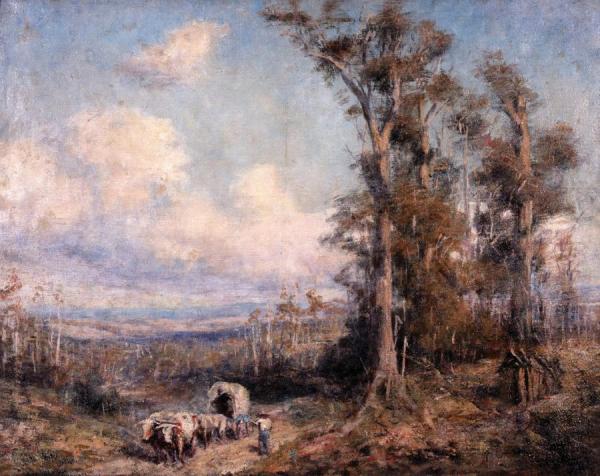The Road To Braemar by Frederick Mccubbin