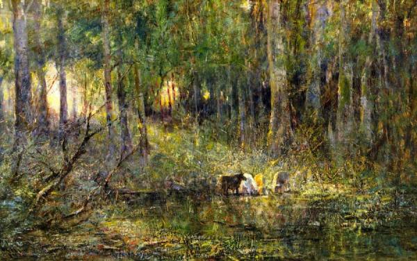 Frederick Mccubbin Violet And Gold