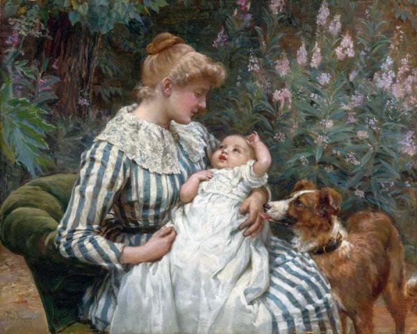 Gentle Reminder by Frederick Morgan Oil Painting Reproductions