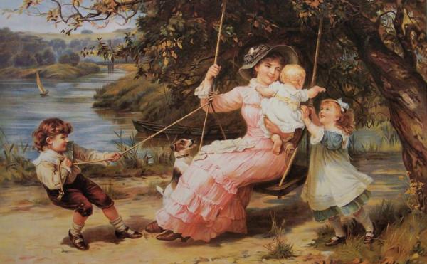The Swing by Frederick Morgan Oil Painting Reproductions