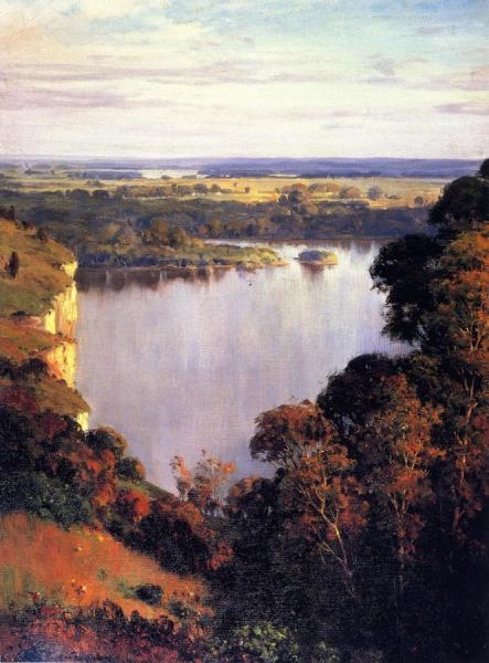 The River's Golden Dream by Frederick Oaks Sylvester