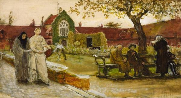 Study For 'the Harbour Of Refuge' by Frederick Walker