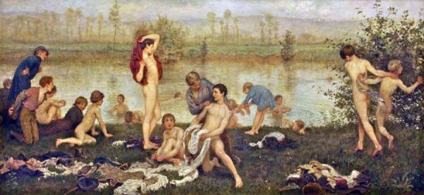 The Bathers by Frederick Walker