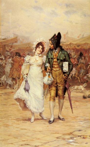 A Day At The Carnival by Frederik Henrdik Kaemmerer