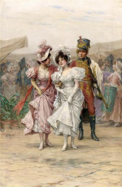 The Fête At St. Cloud by Frederik Henrdik Kaemmerer