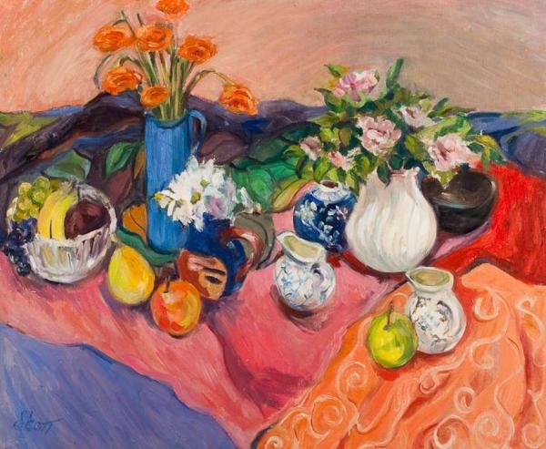 Coral Study by Freida Marion Ewart Scott