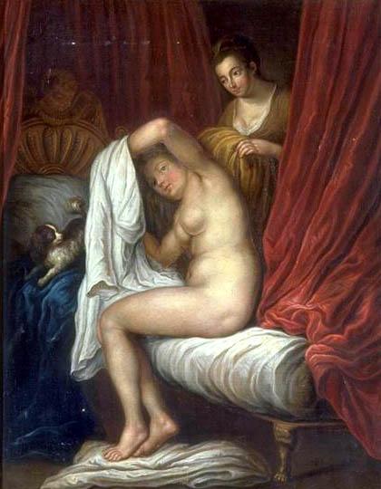 French School Le Lever (after Watteau)
