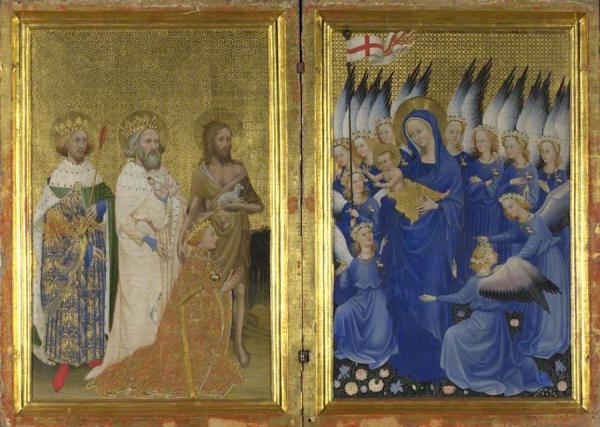 French School The Wilton Diptych