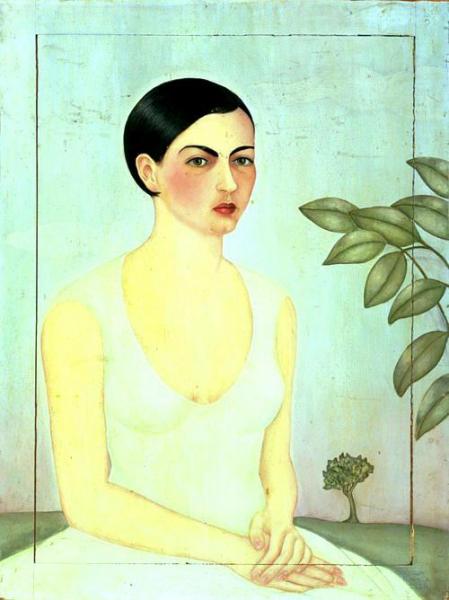 Dama De Blanco by Frida Kahlo Oil Painting Reproductions