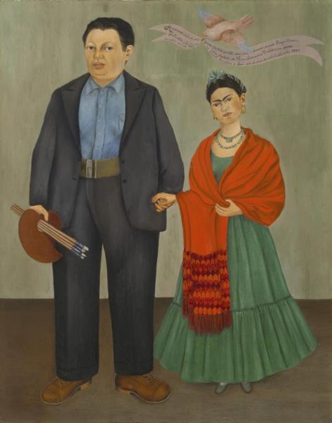 Frieda And Diego Rivera, 1931 by Frida Kahlo Oil Painting Reproductions