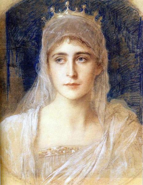 Grand Duchess Elizabeth Fyodorovna by Friedrich August Von Kaulbach