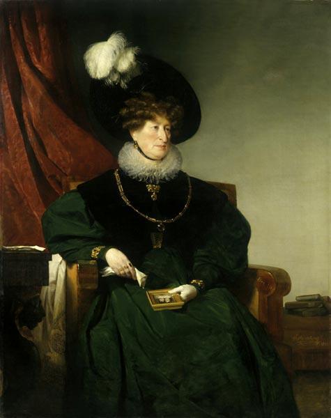 Cäcilie Freiin Von Eskeles by Friedrich Von Amerling