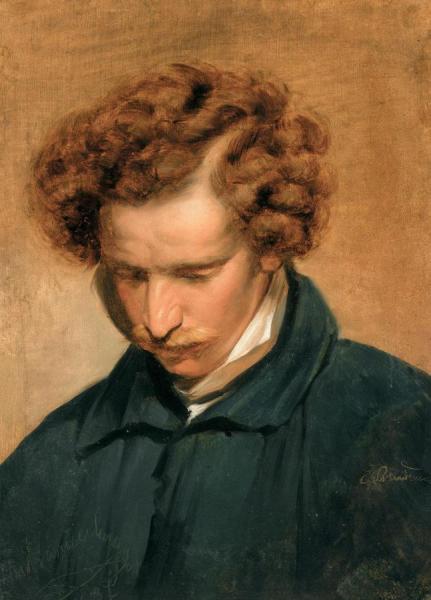 Eduard Julius Friedrich Bendemann by Friedrich Von Amerling Oil Painting Reproductions