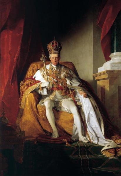 Friedrich Von Amerling Emperor Franz I Of Austria In His Coronation Robes