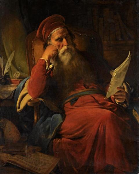 Gelehrter In Seiner Studierstube (scholar In His Study) by Friedrich Von Amerling
