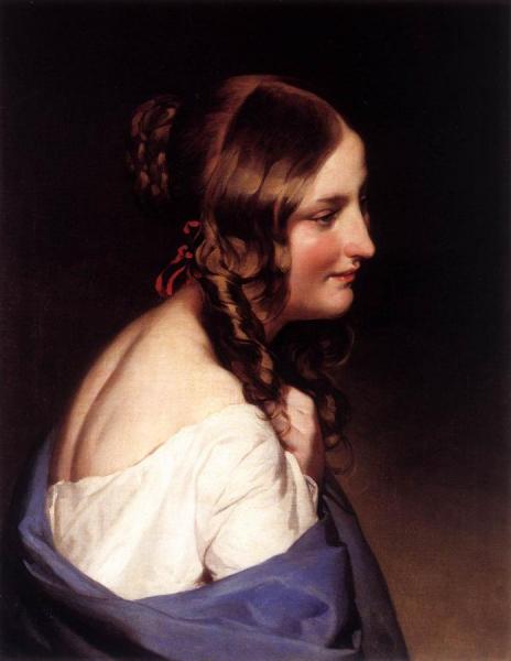 Likeness Of A Girl by Friedrich Von Amerling